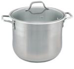 BOHMANN BH3425 Rozsdamentes acél edény, 24L, 34X25CM, yena fedél, kompatibilis indukciós főzőlappal (BH3425)
