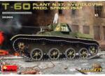MiniArt Models 1/35 T-60 Plant n37 tank 1942 tavasza katonai jármű modell (35260)