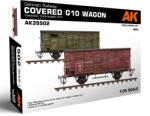 AK Interactive 1/35 G10 ajtós fedett teherszállító vagon modell (AK35502)