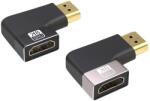 PremiumCord HDMI 2.1 Toldó Fekete 3cm kphdma-41 (kphdma-41)
