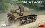 MiniArt Models 1/35 MM3 Stuart könnyű tank modell (MI35425)