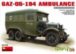 MiniArt Models 1/35 GAZ-05-194 Ambulance katonai jármű modell