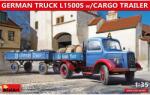 MiniArt Models 1/35 Német platós teherautó pótkocsival jármű modell (38023)