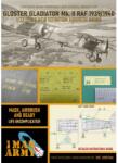 1MANARMY Airbrush maszkoló fólia 1/32 Gloster Gladiator MKII katonai repülőgép modellhez (1MA32DET040)