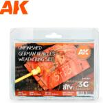 AK Interactive AFV Unfinished German Vehicles befejezetlen német jármű effekt készlet (AK11651)