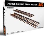 AK Interactive 1/35 Dupla vasúíti sínpár modell kiegészítő (AK35011)