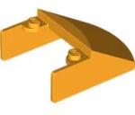 LEGO® 18972c110 - LEGO élénk világos narancssárga szélvédő 5 x 4 x 1 1/3 méretű két bütyökkel a tetején (18972c110)