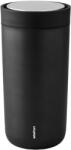 Stelton Utazási bögre TO GO CLICK 400 ml, fekete fém, Stelton (SN68516)