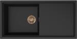 Elleci - Mosogatótálca Sintesi 480 Keratek K86 Black bronz tartozékokkal LKS48086BRZ (LKS48086BRZ)