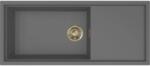 Elleci - Mosogatótálca Sintesi 510 Keratek K99 Dark Grey arany tartozékokkal LKS51099GLD (LKS51099GLD)