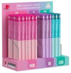 ICO Grafitceruza display ICO Süni háromszög HB, B, 2B light pasztell 184 darabos (9130047004) - mystock