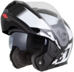 Zed F19 Felnyitható Bukósisak Napszemüveggel (Fekete - fehér)