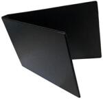  Mappa villámzáras A/5 pvc fekvő fekete (H-221) - tonerpiac