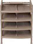 Phoenix Brown 4 emeletes cipőtartó 52 x 34 x 67 cm, barna