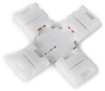 AVIDE LED Szalag 12-24V X elosztó elem, forr. mentes, CCT-3 eres, 10mm (10 db-os csom. ) (ALSA-BXC-3P-2835-10MM-10)