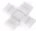 AVIDE LED Szalag 12-24V X elosztó elem, forr. mentes, RGB+CCT-6 eres, 12mm (10 db-os csom. ) (ALSA-BXC-6P-5050-12MM-10)