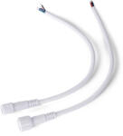 AVIDE LED Szalag 12-24V csatlakozó pár, RGB-4 eres, 200mm (5 db-os csom. ) (ABLS12VRGB-4PIN-IP65-SET-5)