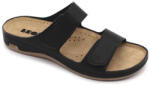  Leon Comfortstep 954 fekete női bőr papucs 36-41