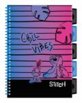  Spirál notesz B5 100lapos Disney Black Stitch Chill Vibes (91729)