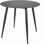 SIGNAL MEBLE Rion étkezőasztal - 90 cm átmérő, fekete