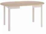 SIGNAL MEBLE Dante étkezőasztal, cremona tölgy / krém