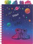  Spirál notesz A5 100lapos Disney Black Stitch Chill Vibes (91736)