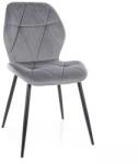 SIGNAL MEBLE Stigia étkezőszék, szürke