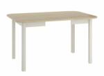 SIGNAL MEBLE Dante II étkezőasztal, cremona tölgy / krém