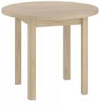SIGNAL MEBLE Adam étkezőasztal - 80 cm átmérő, cremona tölgy