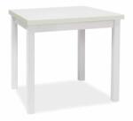 SIGNAL MEBLE Adam étkezőasztal 80 x 80 cm, fehér