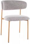 SIGNAL MEBLE Sally D II étkezőszék, szürke / tölgy