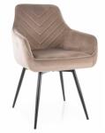 SIGNAL MEBLE Montale Velvet étkezőszék, bézs
