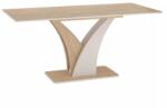 SIGNAL MEBLE Artem étkezőasztal, cremona tölgy / krém