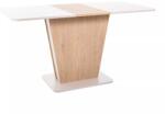 SIGNAL MEBLE Calipso étkezőasztal, krém / cremona tölgy