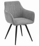 SIGNAL MEBLE Tansy étkezőszék, világos szürke