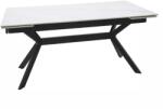 SIGNAL MEBLE Lumiere étkezőasztal 160 x 90 cm, fehér / fekete