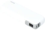  AVAX PB106W LEISURE PD/Type-C 30W+QC 18W gyorstöltő Powerbank 15.000mAh, fehér - Dobozsérült termék (AVAX PB106W_D) - bstrade