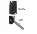  Peugeot bicskakulcs 2 gombos (486)