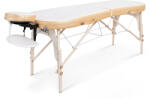 TANDEM Masa de masaj pliabila Tandem Profi W2D Oval Contour Duo Culoare: alb-auriu