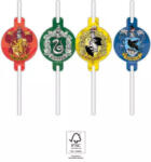  Harry Potter Hogwarts Houses papír szívószál 4 db-os szett FSC (PNN93368) - oliviashop