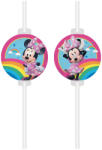  Disney Minnie Makes Me Smile papír szívószál, 4 db-os szett FSC (PNN97248) - oliviashop