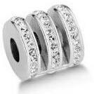  Victoria Ezüst színű fehér köves medál (VBNAP73600) - oliviashop