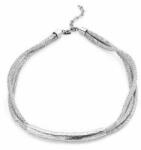  Victoria Ezüst színű vastag hálós nyaklánc (VBNACA62945)