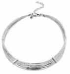  Victoria Ezüst színű fehér köves nyaklánc (VBNACA58347) - oliviashop