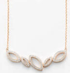  Victoria Rose gold színű fehér köves nyaklánc (VBNACA66445) - oliviashop