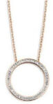  Victoria Rose gold színű fehér köves nyaklánc (VBNACA33443) - oliviashop