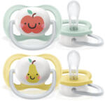 Philips SCF080/17 Ultra air játszócumi neutral 0-6hó 2 db (982388)