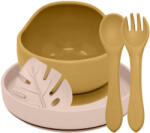  PETITE&MARS Szilikon étkészlet TAKE&MATCH 4 db Intense Ochre - Desert Sand 6hó+ (VP-F171116)