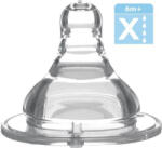  BABYONO Classic szilikon etetőcumi, kása, 6hó+ (1207-BO)