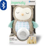  INGENUITY Altató játék plüss zenélő bagoly Nally 0hó+ (12477-4)